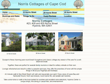 Tablet Screenshot of norriscottages.salo.com